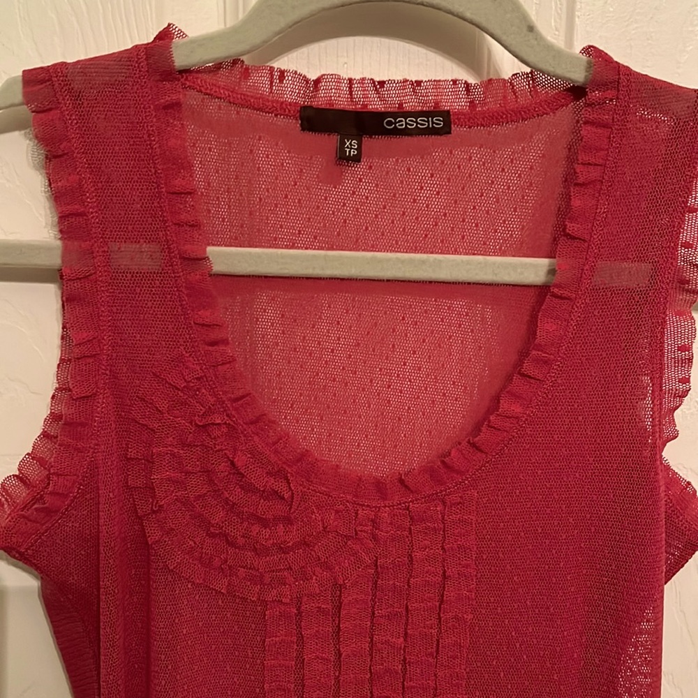 Pink tank top